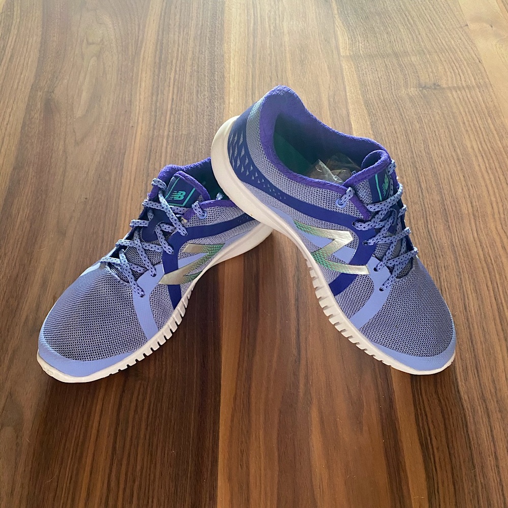 Purple new balance sneakers💟